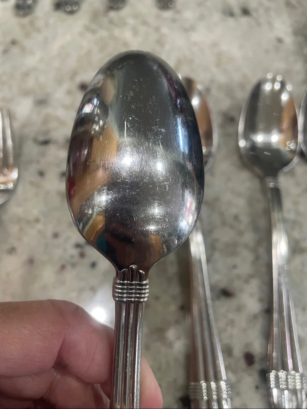 Hampton Silversmiths Stainless large spoons